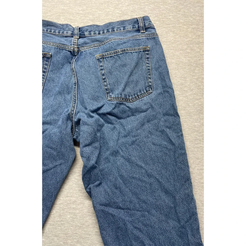 Blue Mountain Relaxed Fit Jeans Mens 40x32 (Fits 36x30) Blue Denim Straight Leg